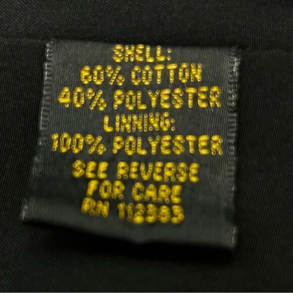 Reba Jacket Disco Gold Button Up Pockets Lightweight Sz M NWOT - Picture 12 of 12